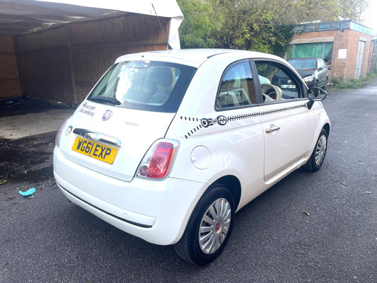 2011 Fiat 500 Pop 1.2 Pop Hatchback 3dr Petrol Manual Euro 5 (s/s) (69 bhp)