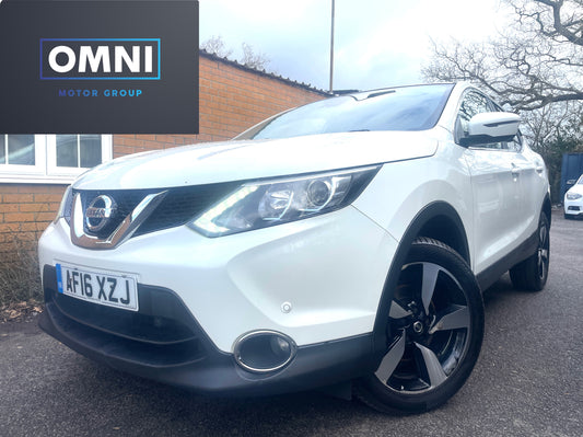 2016 Nissan Qashqai N-Connecta
1.6 DIG-T N-Connecta SUV 5dr Petrol Manual 2WD Euro 6 (s/s) (163 ps)